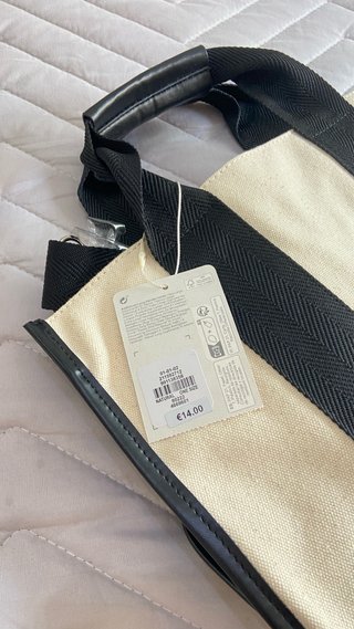 Bolso Primark Beige y Negro Nuevo