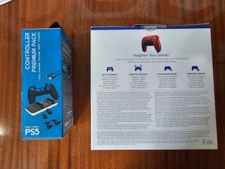 Mando PS5 DualSense V3 Rojo Volcánico + extras