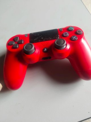 Mando PS4 Inalámbrico Rojo