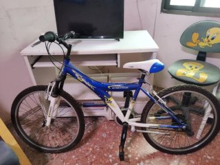 Bicicleta Adolescente Acción Ciclos Azul