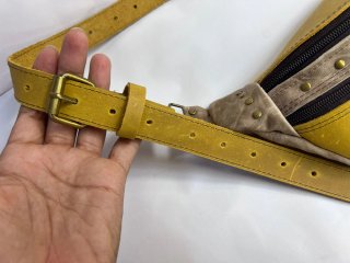 Riñonera de cuero vacuno