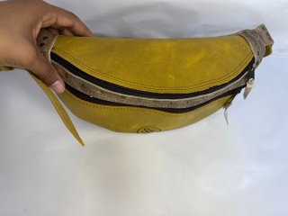 Riñonera de cuero vacuno