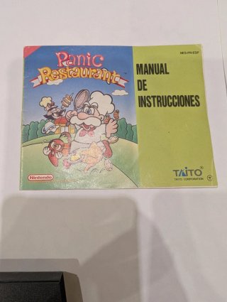 Panic Restaurant Nintendo NES
