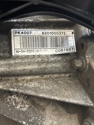 Caja de cambios Renault PK 4007