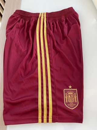 Pantalón Adidas 20 Rojo y Dorado Talla Xl
