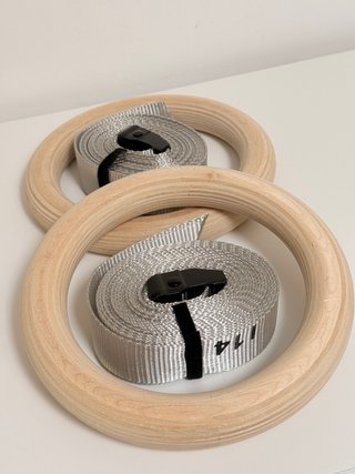 Set Calistenia: Barra dominadas, aros y Paralelas.