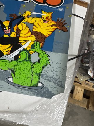 Cartel Airgam Comics 70x32 cm
