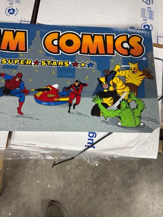 Cartel Airgam Comics 70x32 cm