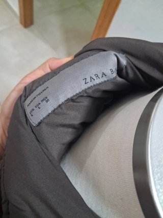 Chaqueta marrón con cinturón