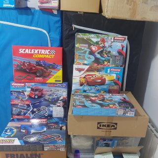Circuito Scalextric y Carrera
