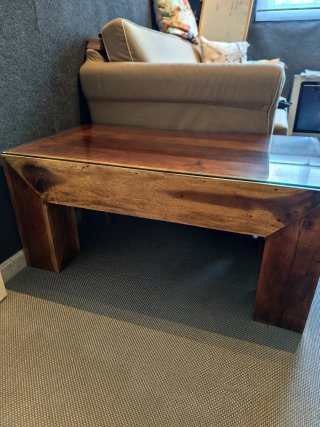 Mesa de centro de madera