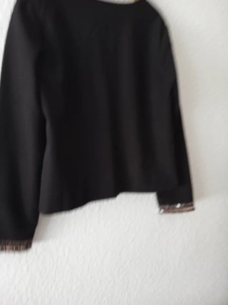 Chaqueta bordada multicolor