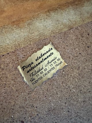 Espejo decorativo madera y mosaico (artesanal)