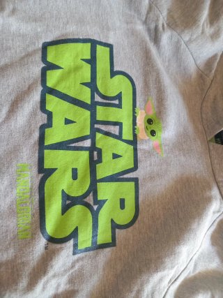 Sudadera Star Wars Bebé Yoda Gris