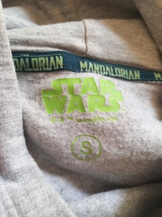 Sudadera Star Wars Bebé Yoda Gris