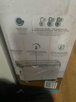Calefactor Eléctrico Klindo 2000W
