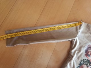 Conjunto niña terciopelo con bolso marca 8 años