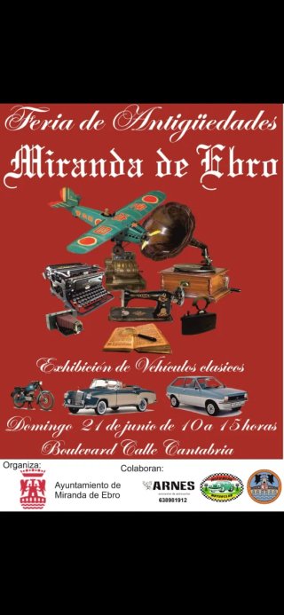 Feria de Antigüedades Miranda de Ebro