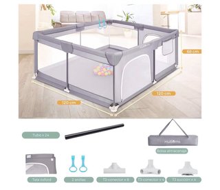 Parque infantil 124x124 plegable