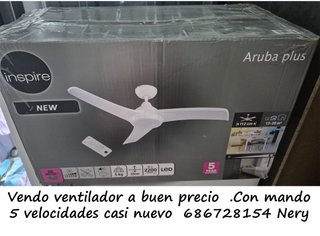 Ventilador de techo Inspire Aruba plus