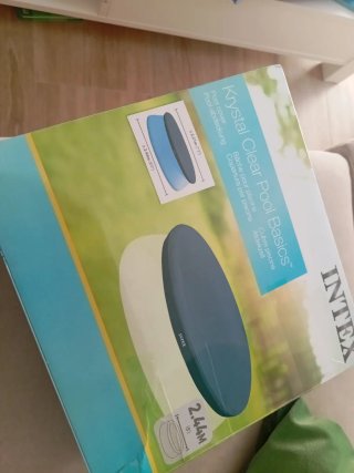 Cubierta Piscina Intex Krystal Clear 2.44m