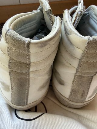 Golden Goose Slide Beige/Blanco