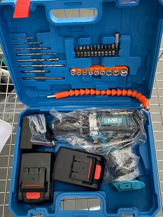 Taladro Inalámbrico Litio + Accesorios