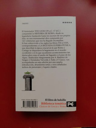 La Segunda Guerra Púnica Tomo II: Libros XXVI-XXX