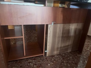 Pupitre estudiante con cajón y estantes