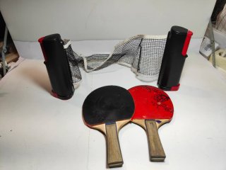 Set de Ping Pong con Red y Raquetas