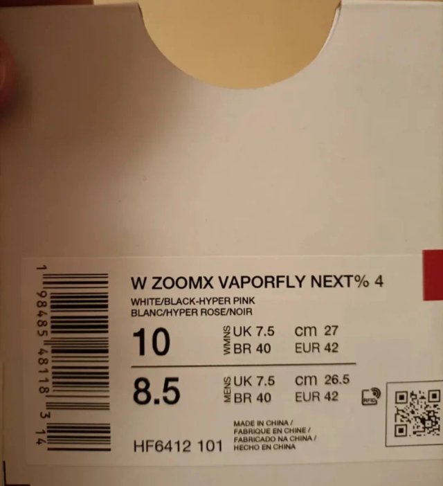 -T42 Nike Vaporfly Next% 4 blancas