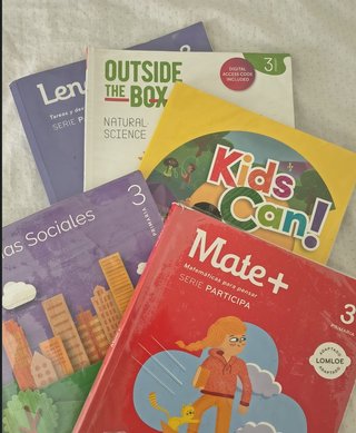 Libros tercero primaria Colegio Parque Venecia