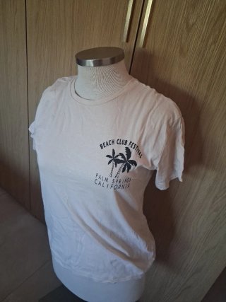 Camiseta Zara Blanca Verano Talla S