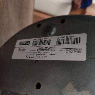 Microondas Whirlpool MAX 38/IX