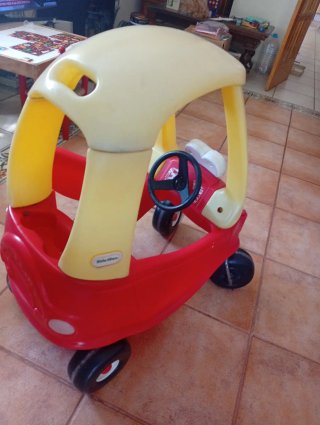 Correpasillos Cochecito Rojo y Amarillo