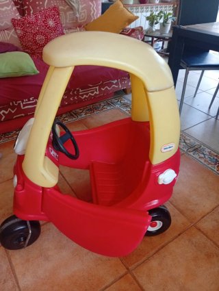 Correpasillos Cochecito Rojo y Amarillo