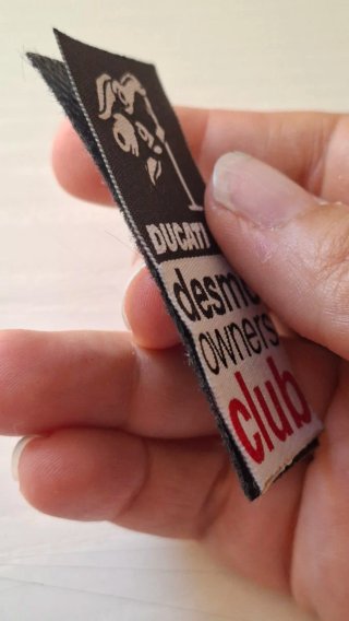 Ducati desmo club toppa