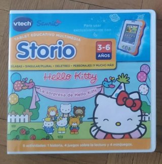Tablet Vtech Storio con juegos Hello Kitty y Dora