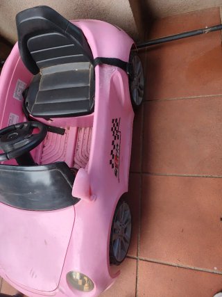 Coche infantil rosa