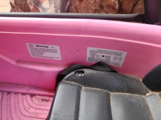Coche infantil rosa