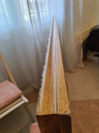 Marco grande madera dorado 111 x 92 cm