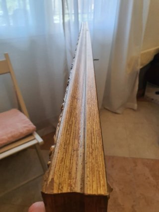 Marco grande madera dorado 111 x 92 cm