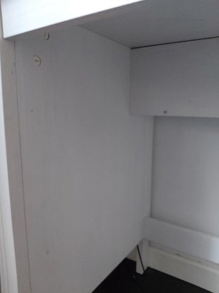Escritorio blanco Ikea madera