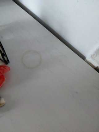 Escritorio blanco Ikea madera