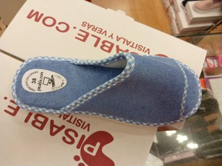 PISABLE Zapatillas Casa Azul Talla 38 Nuevas