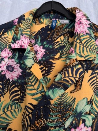 Camicia H&M stampa tropicale taglia M