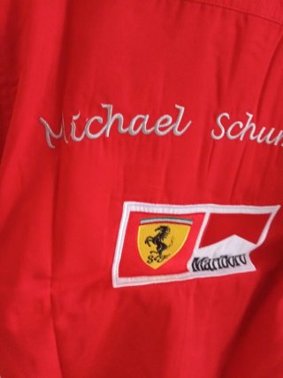 Camisa Ferrari Talla M de adulto