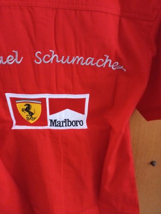 Camisa Ferrari Talla M de adulto