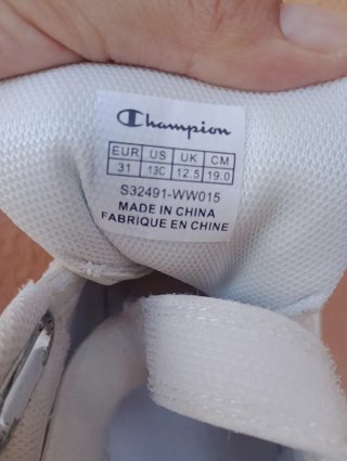 Zapatillas Champion niña blancas Talla 31
