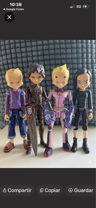 Figuras Coleccionables codigo lyoko. 6 figuras.